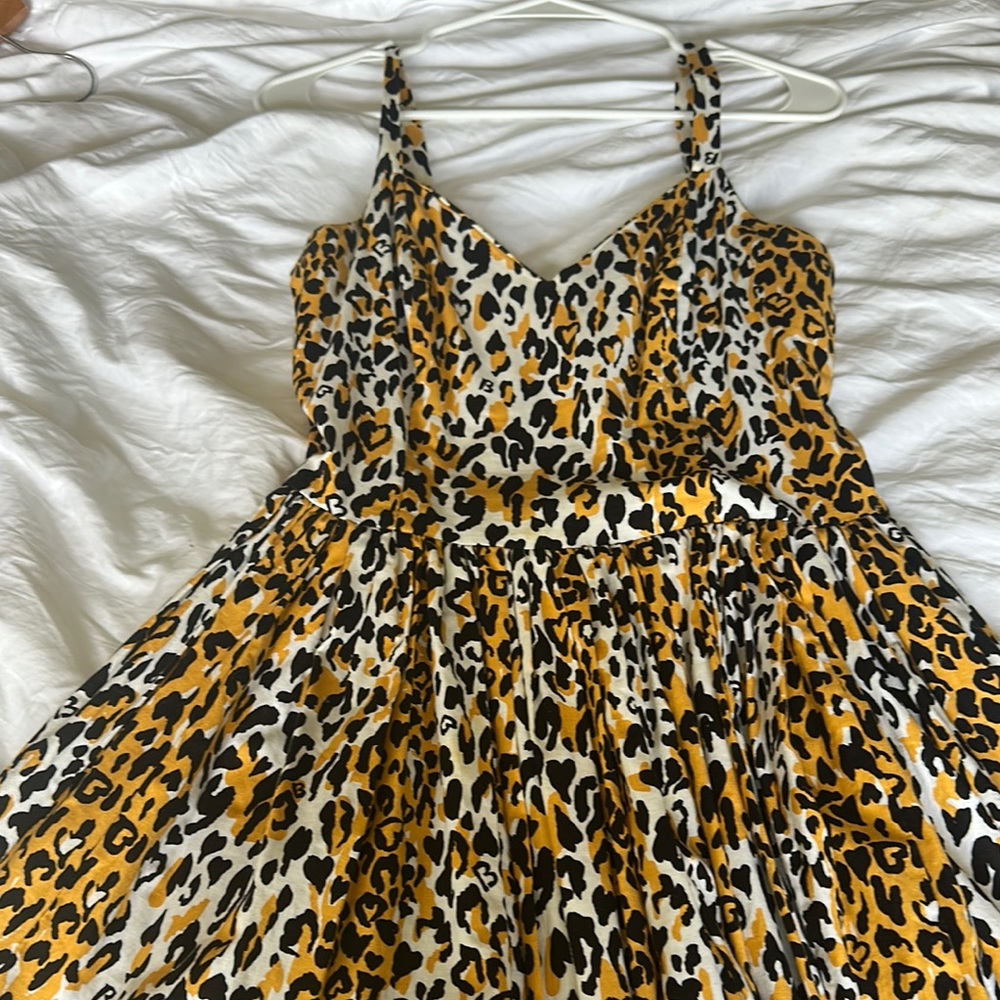 Bernie Dexter Leopard Print Maxi Dress - Yellow and Black
